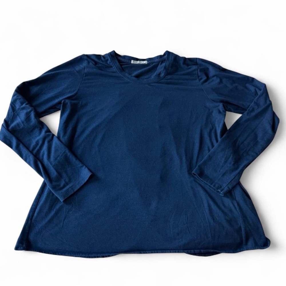 Marine Layer Micro Modal Split Back Long Sleeve Top (Large)